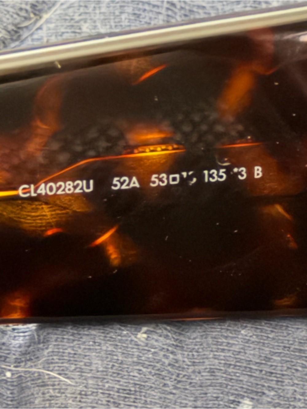 Celine Tortoiseshell Sunglasses -CL40282U 52A 530'5 135 3 celine Paris - Picture 4 of 10